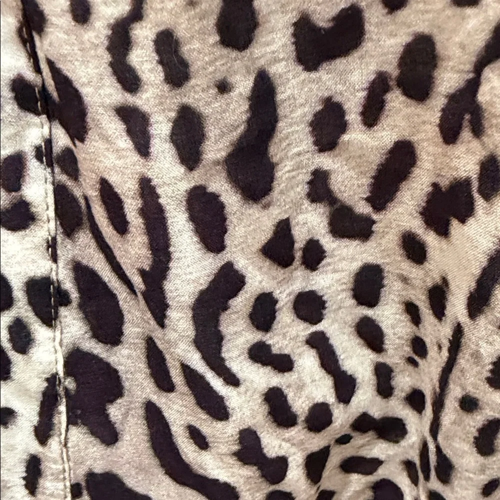 NWT ViX Paula Hermanny Deva Cloe Caftan Cover Up Medium Leopard Animal Print - Picture 3 of 13